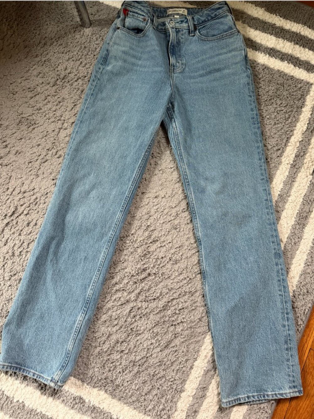 Abercrombie & Fitch Curve Love 90s Relaxed Jeans High Rise Size 25